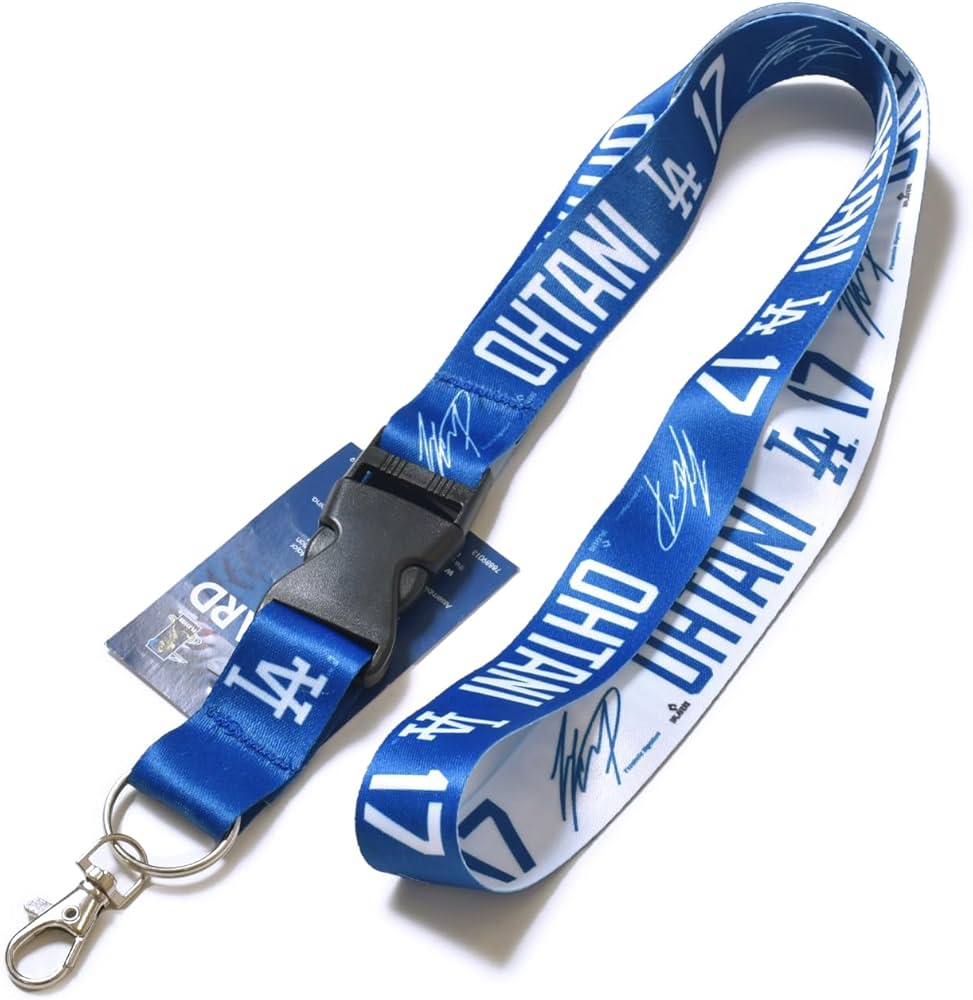 ドジャース大谷ペナントとネックストラップ Amazon | 大谷翔平 ドジャース 公式 ネックストラップ ランヤード